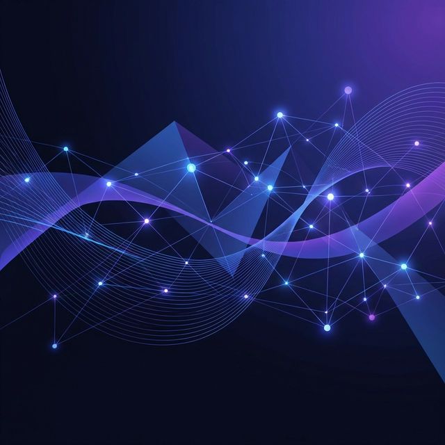 Abstract representation of digital strategy and creativity